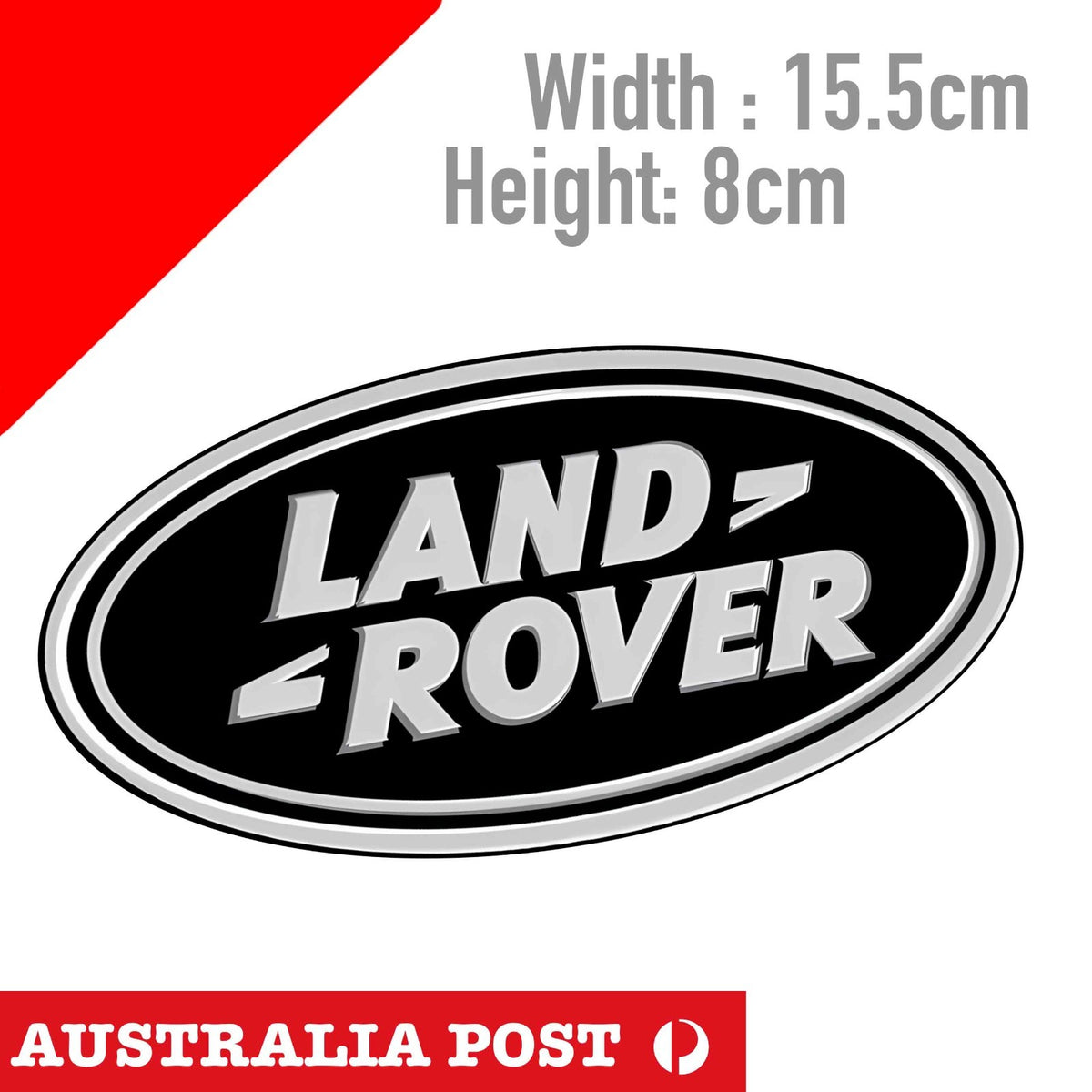 Land Rover Black Logo, Off Road, 4x4, 4WD Sticker