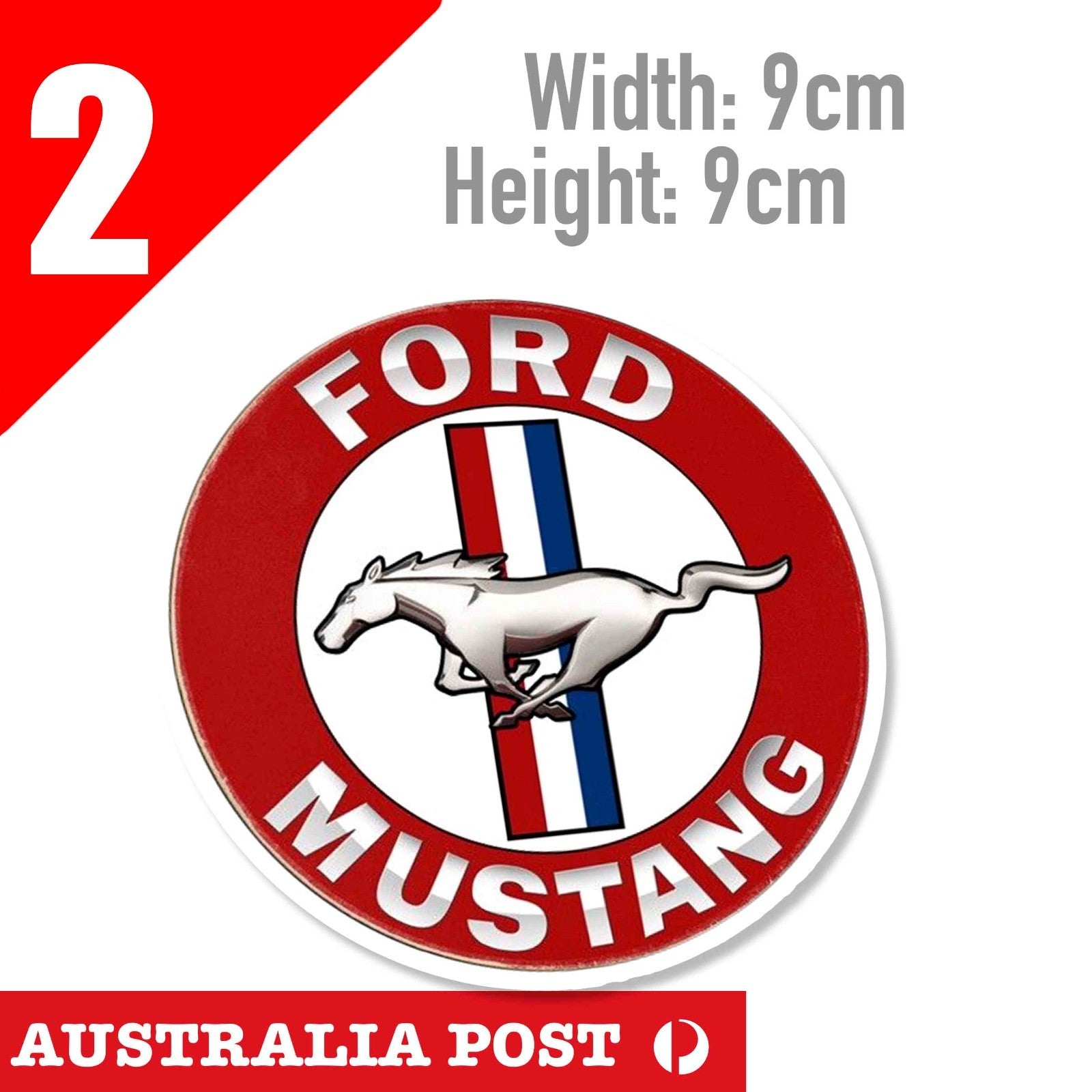Ford Mustang Logo Vintage Retro Sign Mustang Vintage Vinyl Sticker