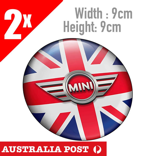 MINI Cooper Union Flag Round JDM logo  Cooper S Racing WarHawk Sticker