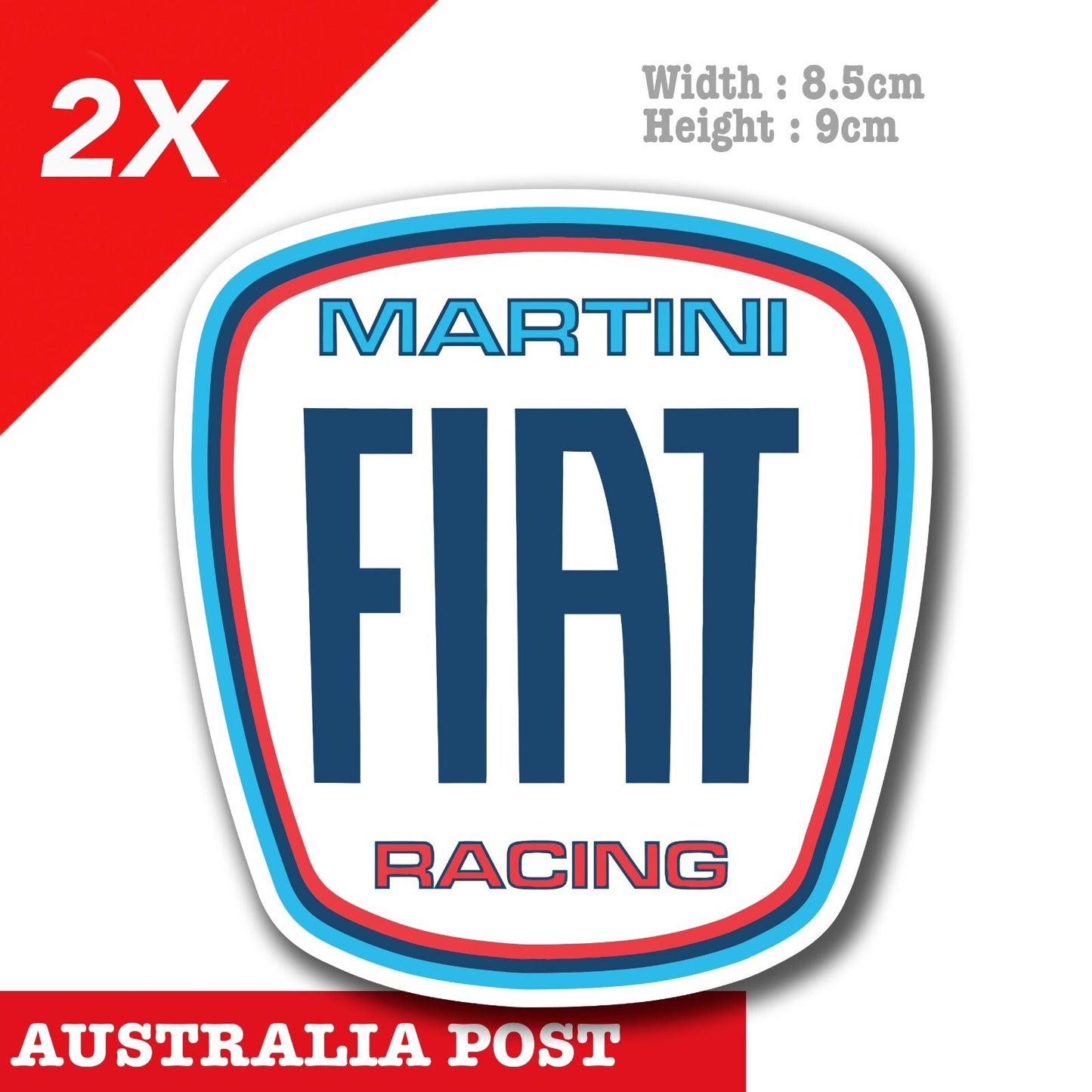 Martini Racing Fiat Logo Sticker