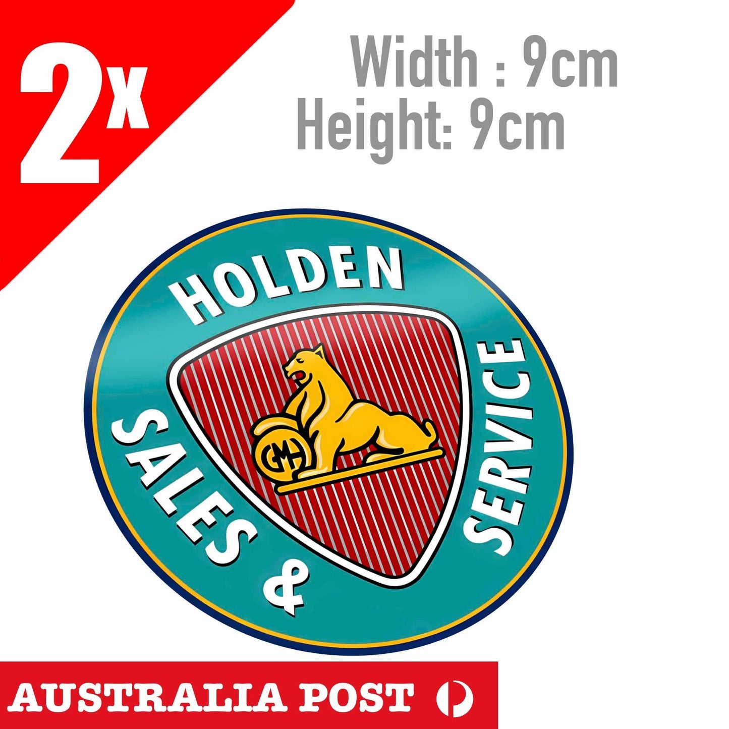 Old Holden Motor Logo, Vintage Holden, Sales & Service, Commodore Logo Sticker