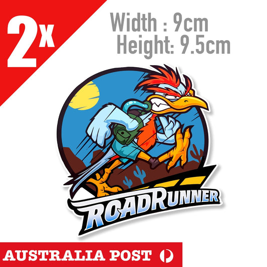 Road Runner and Wile E Coyote Funny   Vinyl   Stickers