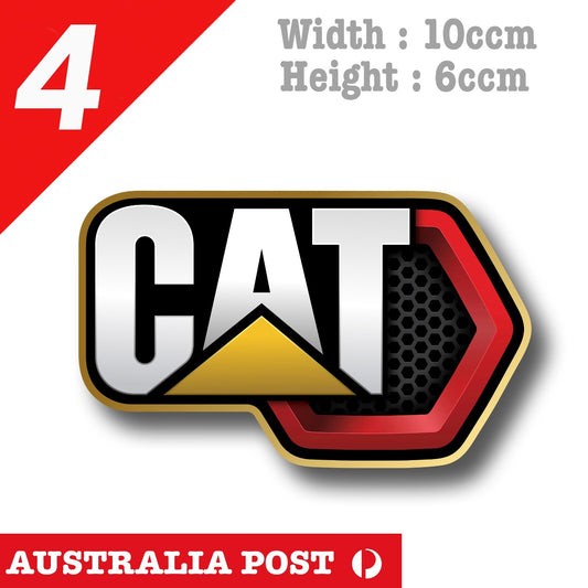CATERPILLAR Diesel and Gas Logo x4 Laptop , Car  Sticker