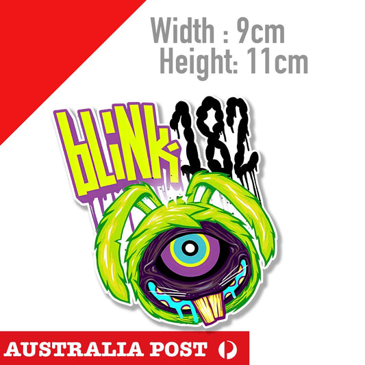Blink-182 Rock Band Logo  Sticker