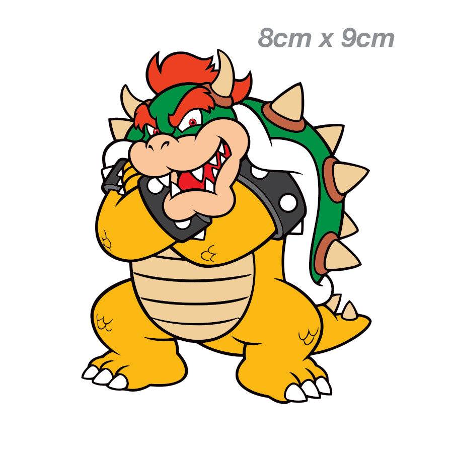 Bowser, King Koopa Nintendo's Mario JDM Laptop , Car  Vinyl  Sticker 