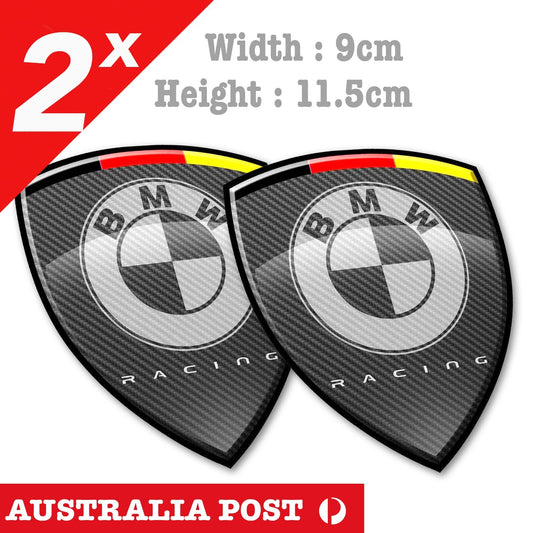 BMW M Sport Racing Badge, Gemran Flag Logo Stickers