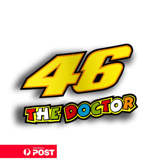 The Doctor 46 - Valentino Rossi's VR46 Motorcycle Stickers