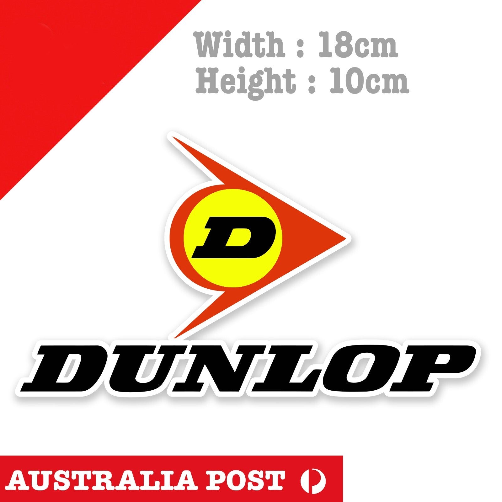 DUNLOP Tyres Logo Sticker