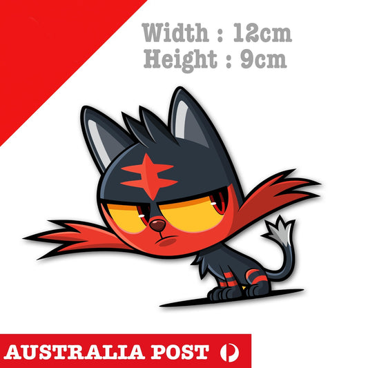 Torracat - Pokemon Sun and moon, Pokémon in Nintendo and Game Sticker