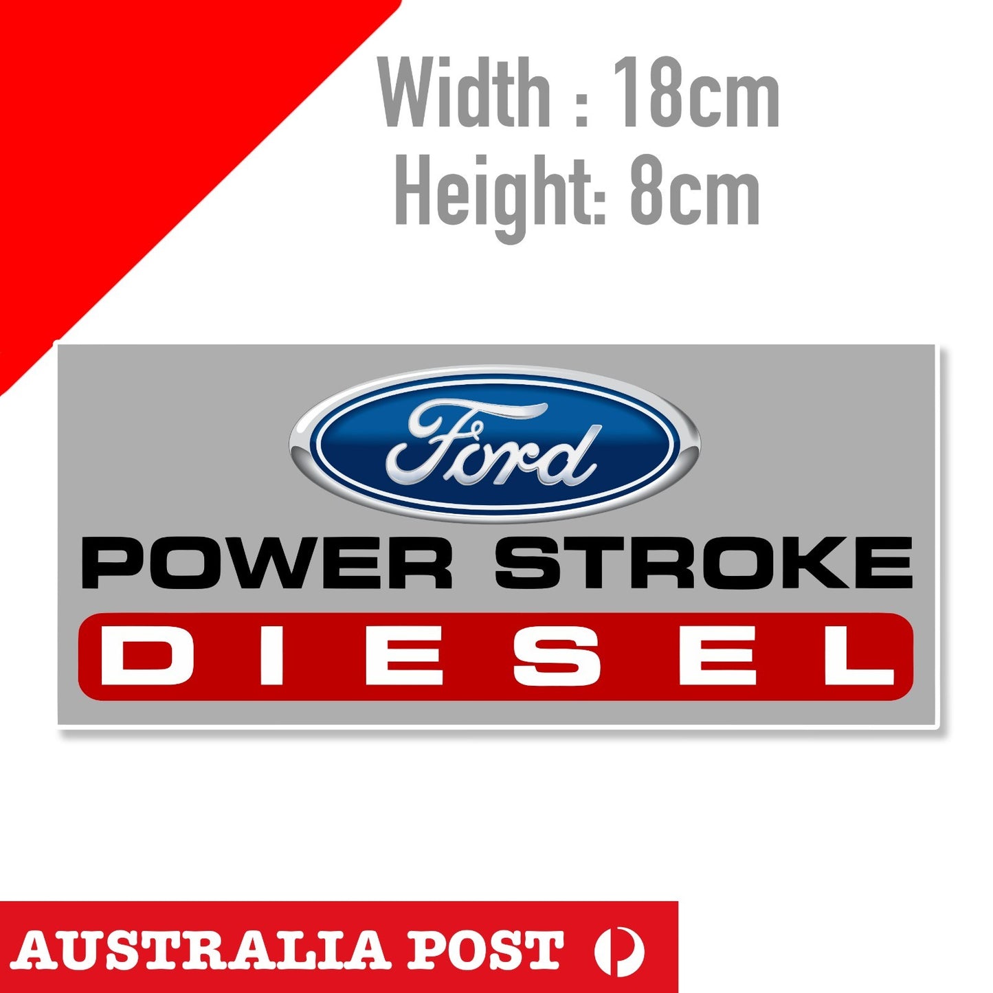 FORD Duramax Power Stroke  Diesel Logo , Silverado, Chevy Window Sticker
