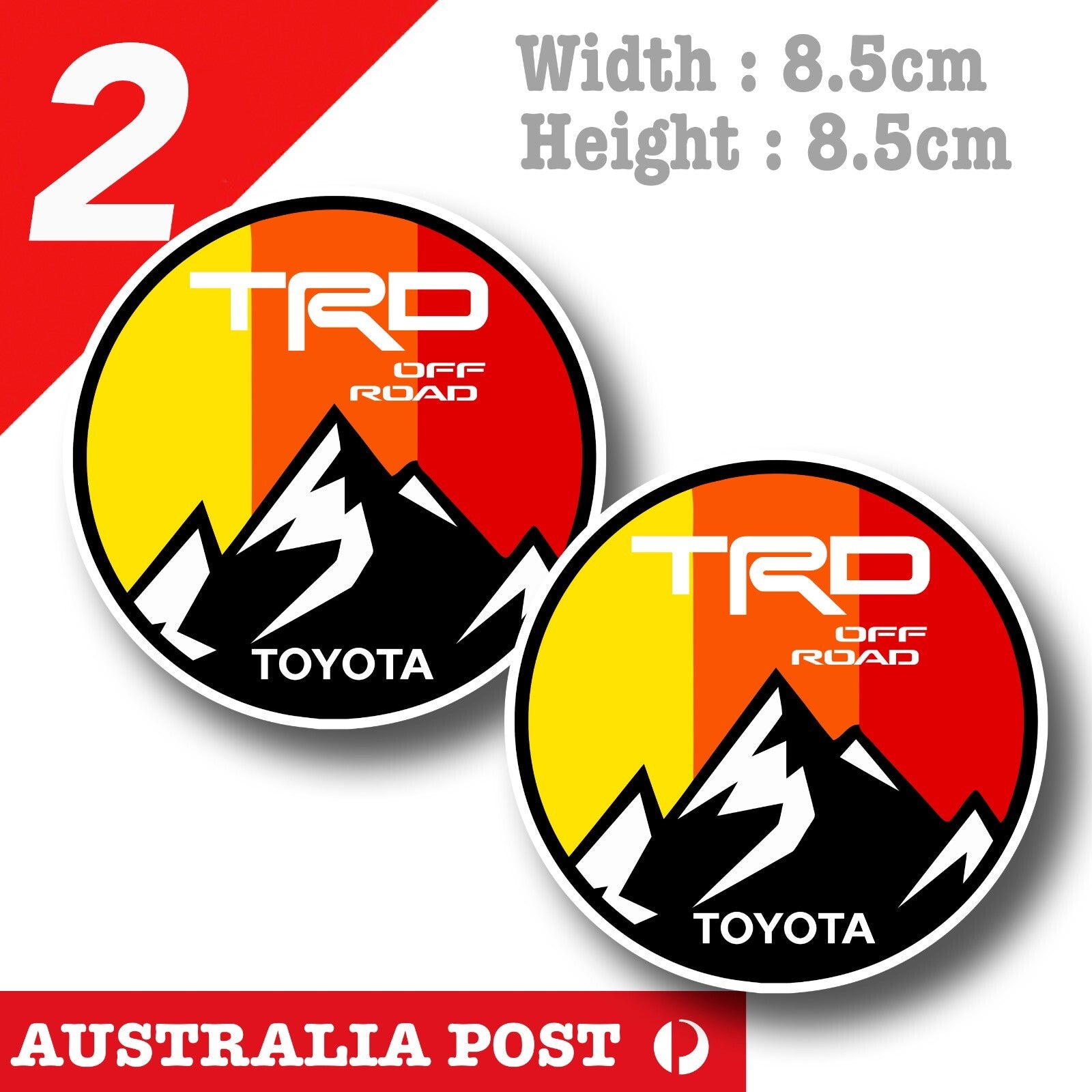 Toyota TRD Off Road HILUX ,4x4 , 4WD, Off Road, Hilux Toyota Sticker