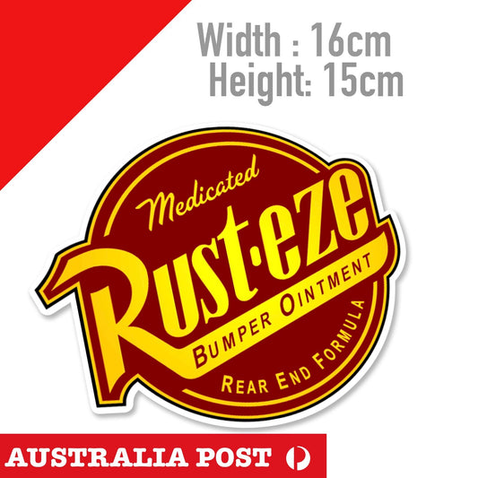 Rust-eze Bumper Ointment Disney Cars Logo , Disney Cars Sticker