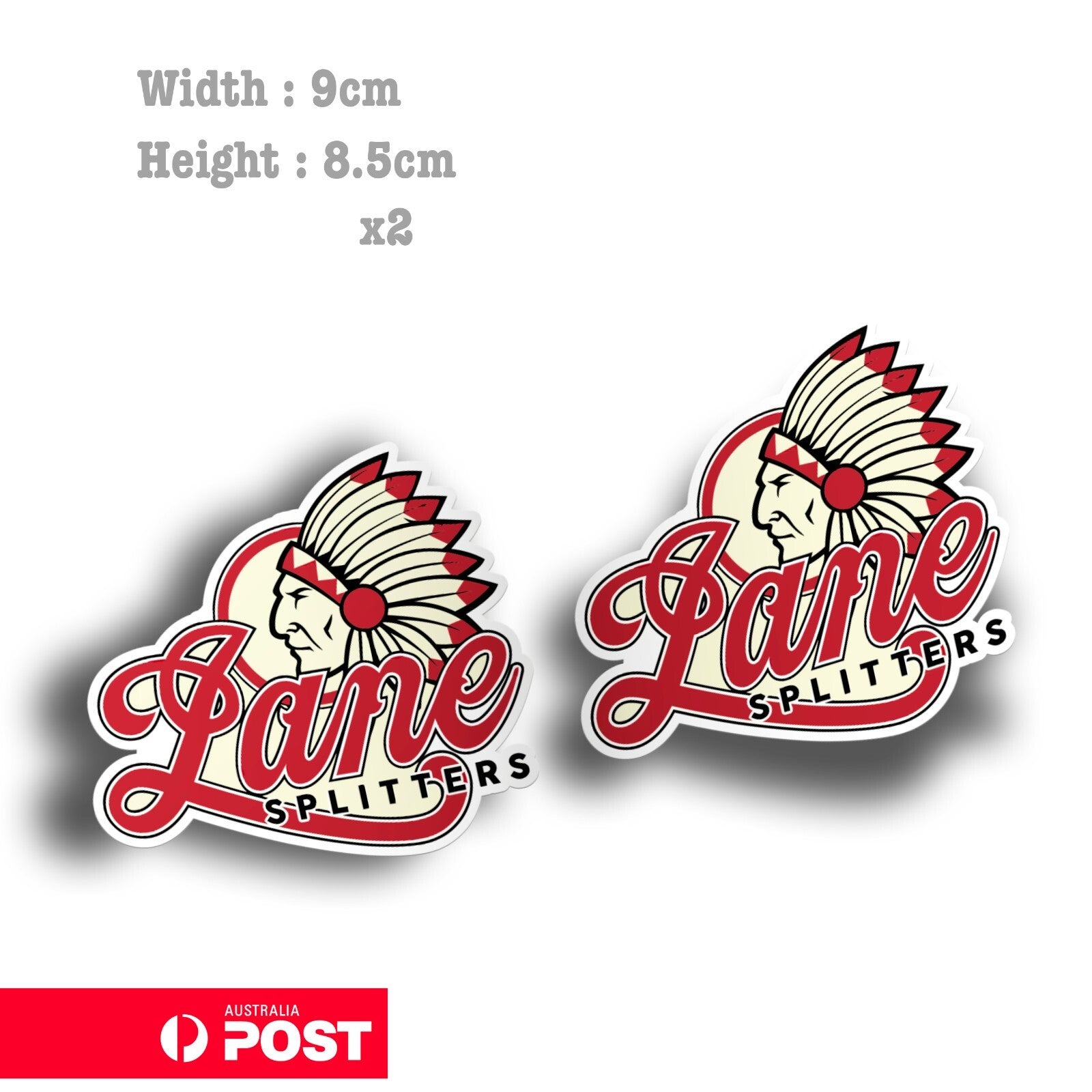 Indian Motorcycles Lane Splitters Laptop , Car  Decal Sticker 