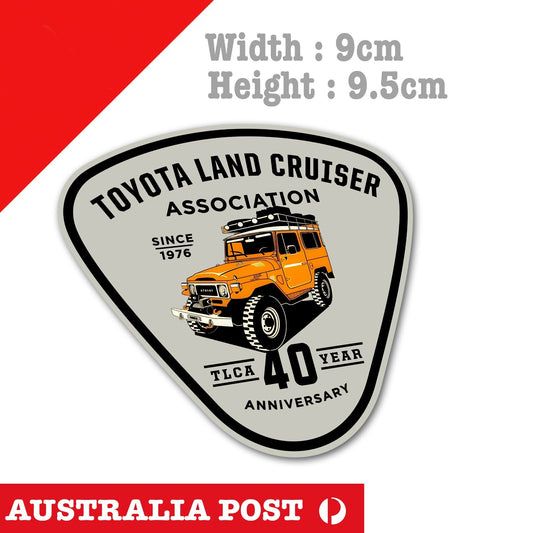 TOYOTA Land Cruiser Association, Hilux 4x4 Truck Ute, 4Runner Sticker