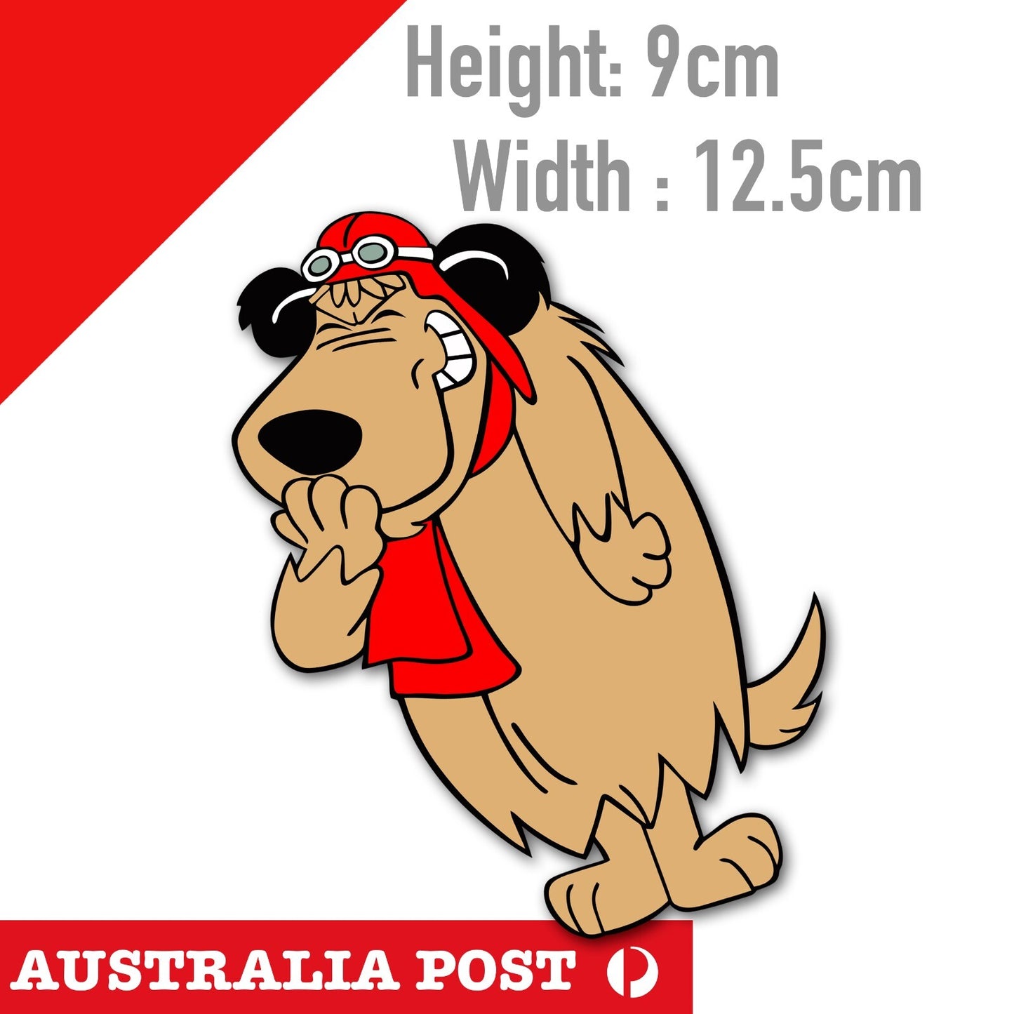 Dastardly and Muttley The Dod Laughing  , Motorcycle, Helmet , Fuel Tank Sticker