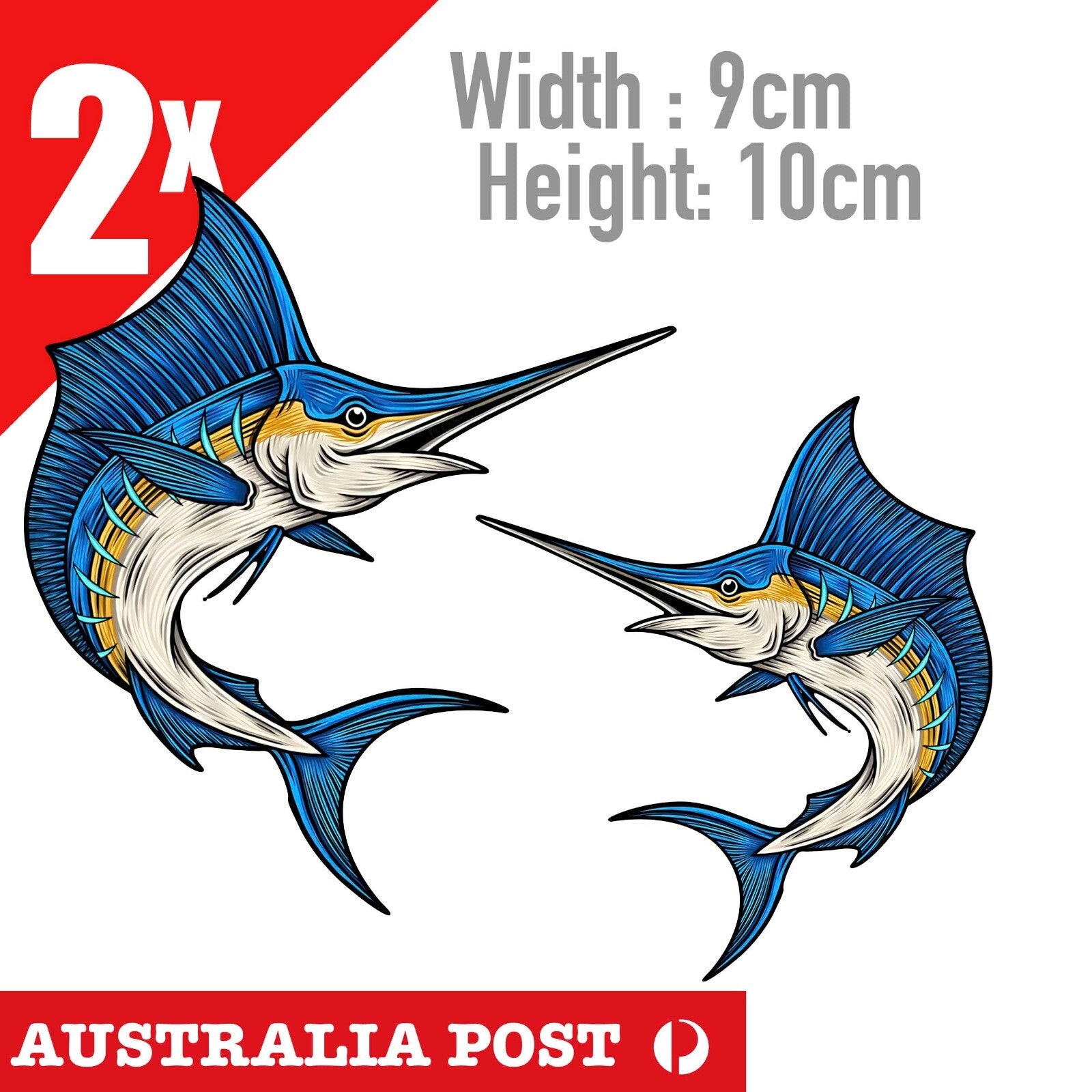 SWORD  Fish, Aquarium fish Funny Sticker