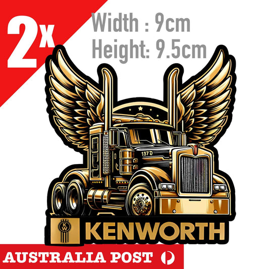 Kenworth Truck GOLD Truck, Kenworth Truck Truck logo Stickers