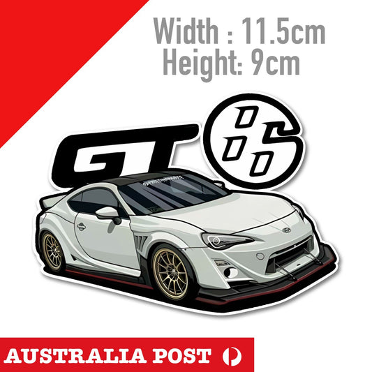 Toyota 86 Wide body Kit , JDM, Japan Drift Car Sticker
