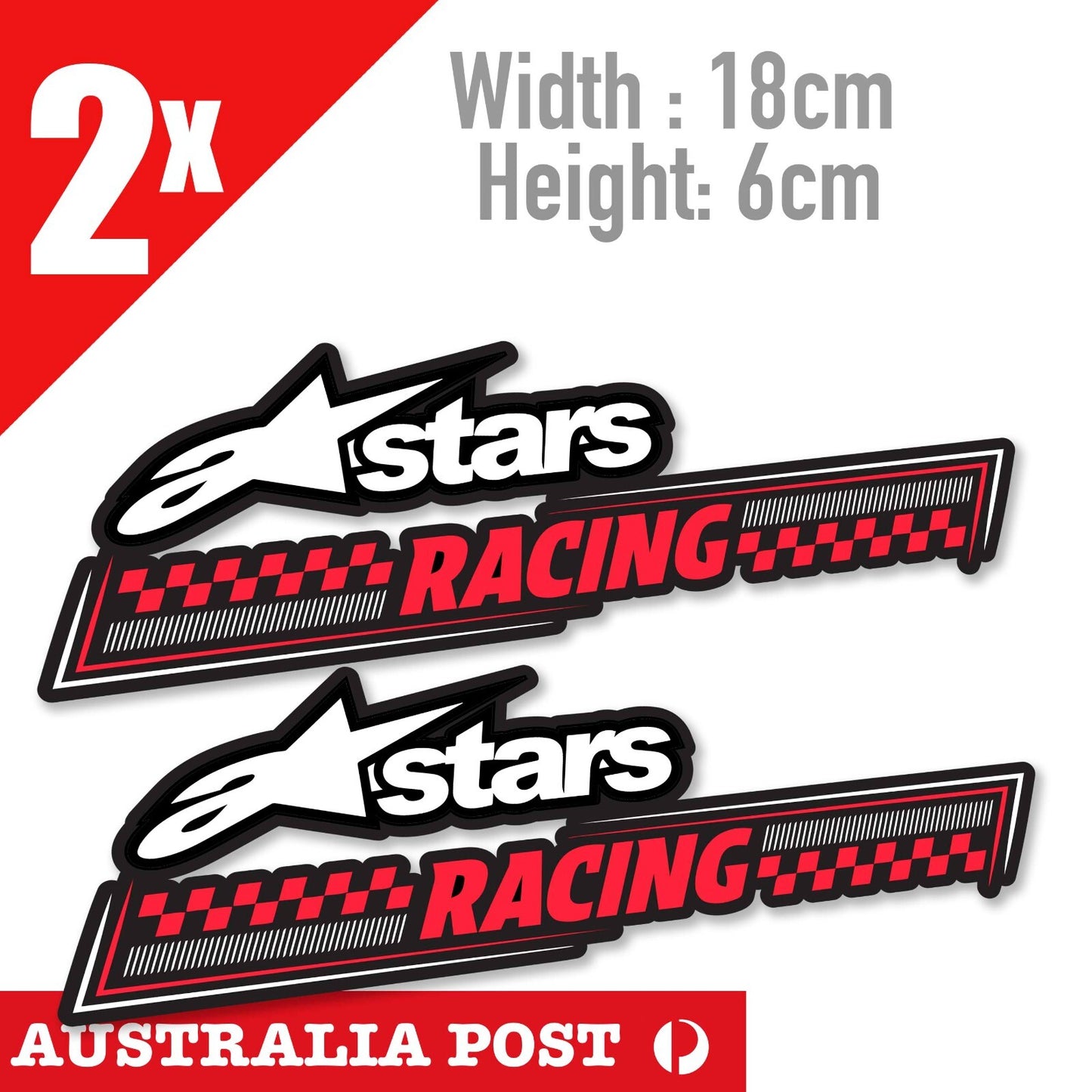 ALPINESTARS RACING BANNER, Motorcycle , banner Stickers