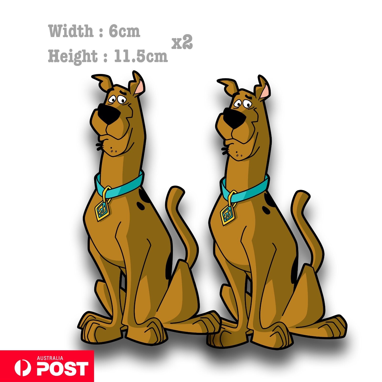 Scooby Doo Dog Where Are You ? Funny Cartoon Dog Sticker
