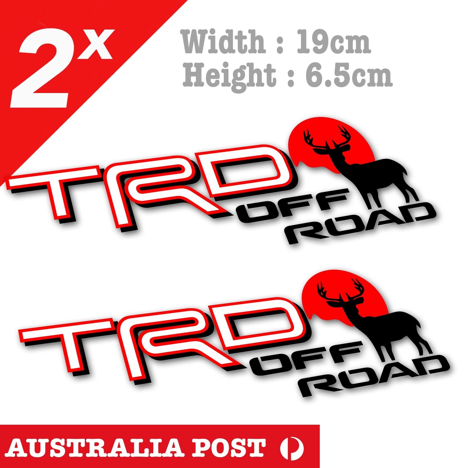 TOYOTA Hilux TRD Off Road, Vintage TOYOTA TRD, Off Road, 4X4, 4WD Stickers