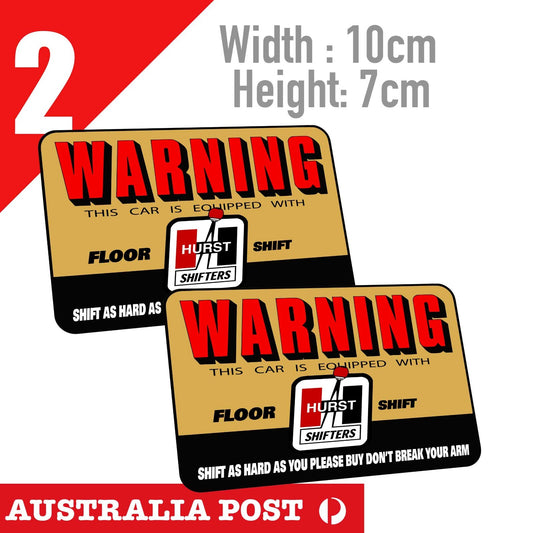 Hurst Shifters Warning Label Stickers