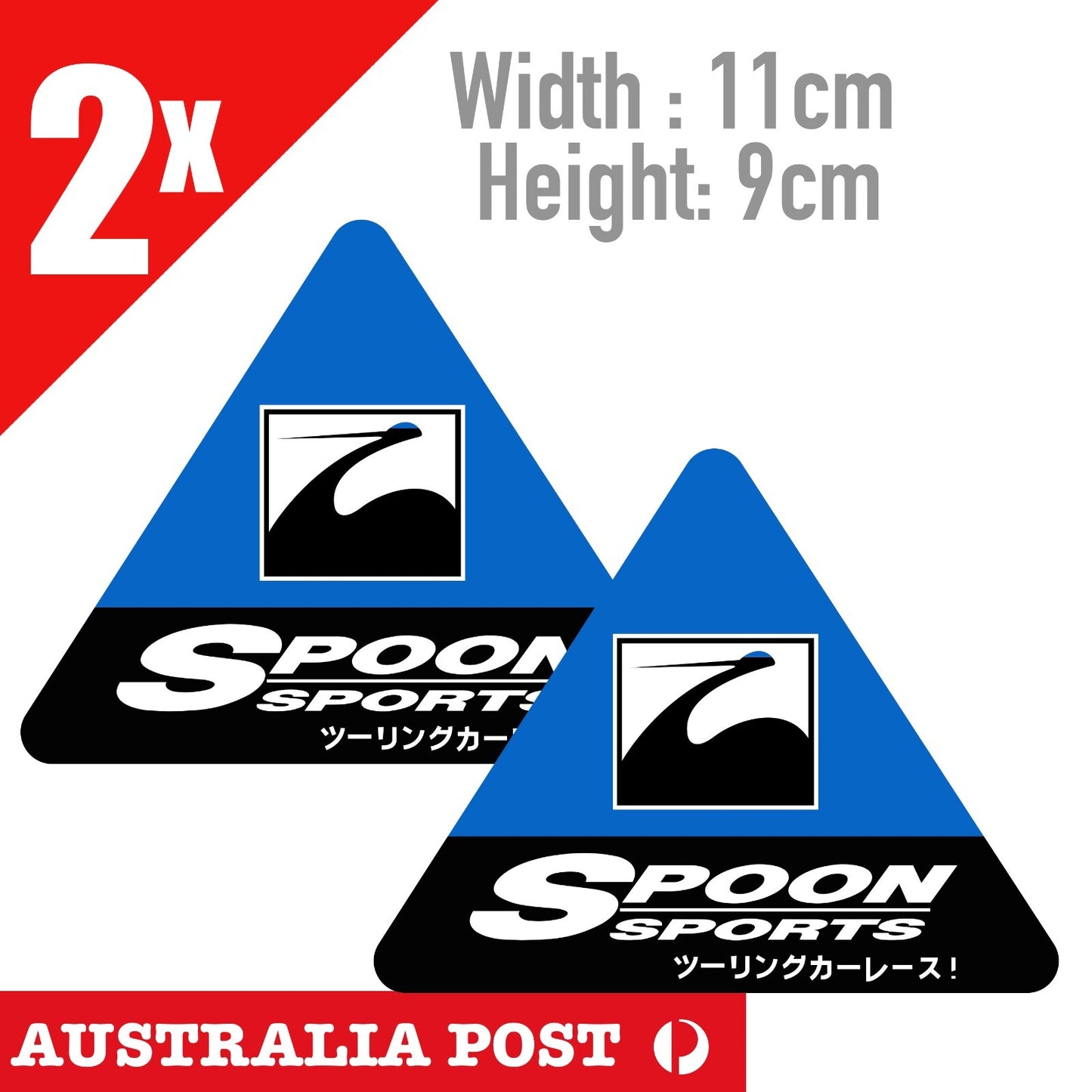 Spoon Sports Evo Mitsubishi Honda JDM Toyota Laptop , Car  Decal Stickers
