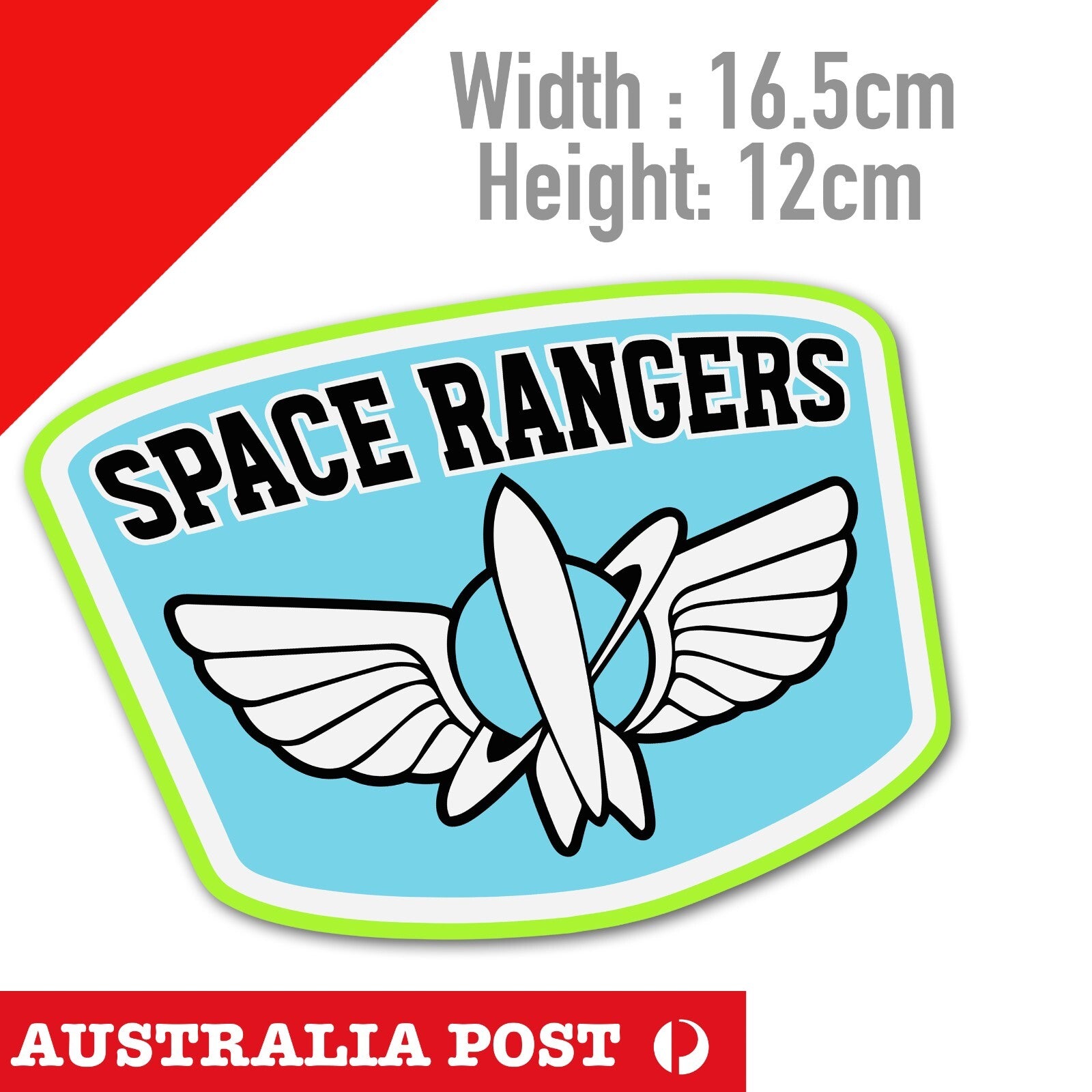 Toy Story Buzz Lightyear Space Ranger Logo Space Ranger Logo Sticker