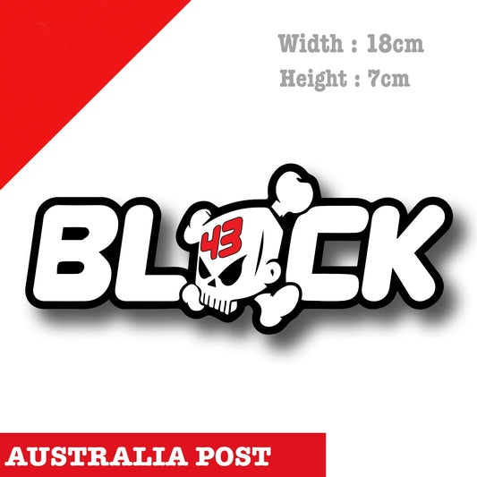 Ken Block 43 Ken Block Skull JDM Logo DRIFT  Sticker