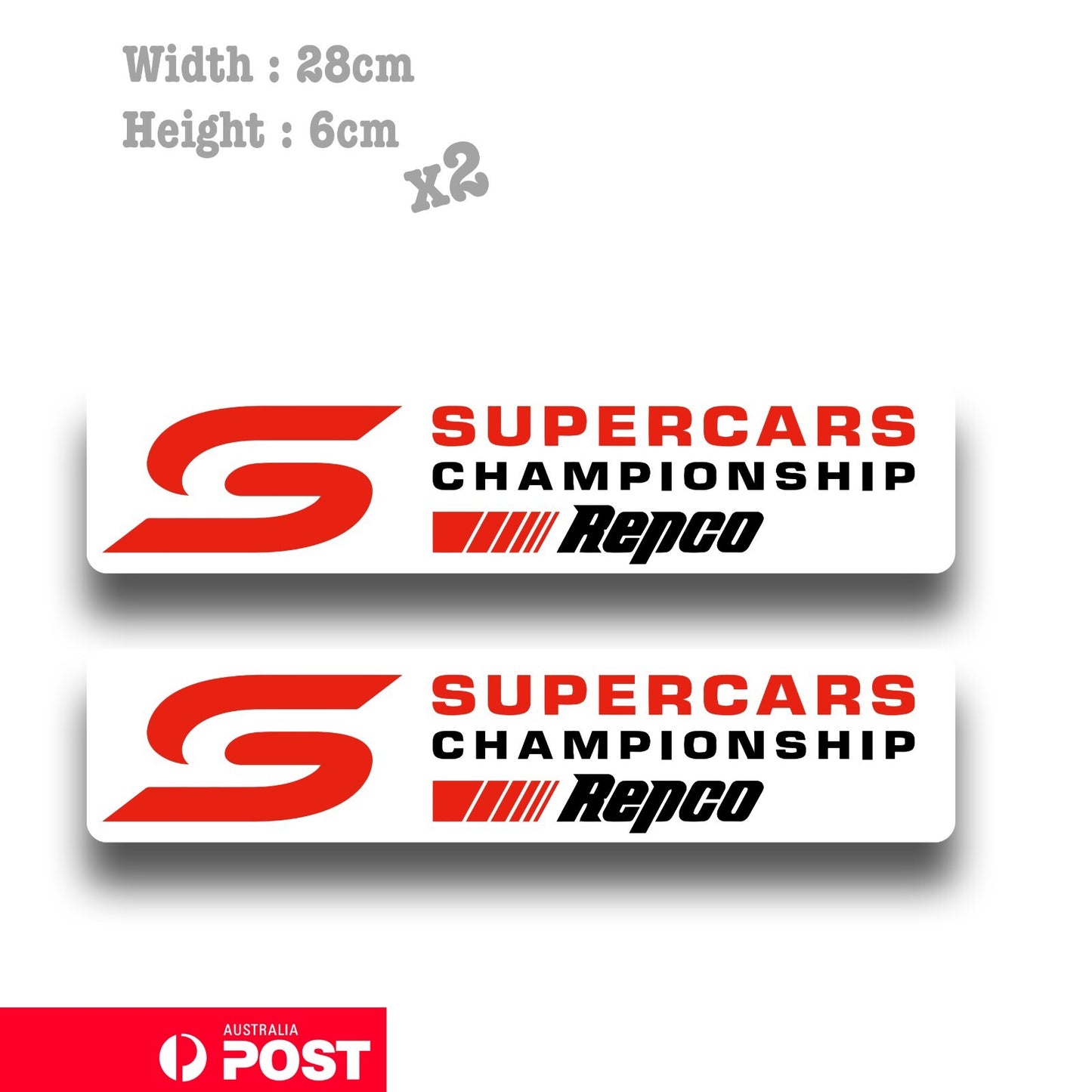 REPCO Supercars Championship Vinyl  Sticker