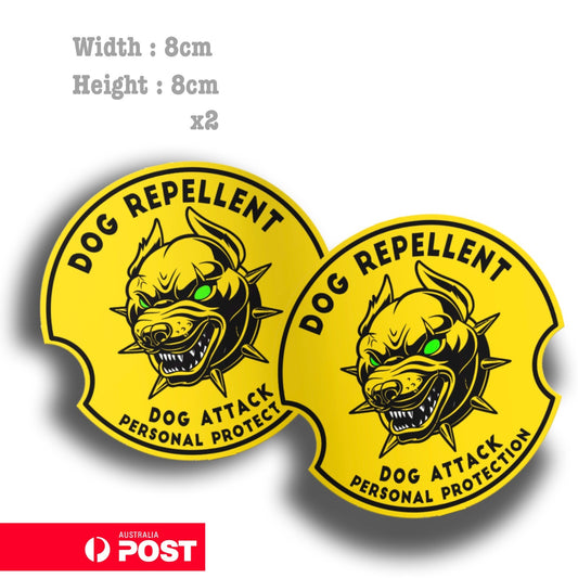 Zombie Dog Warning  Repellent - Dog Attack Animal Sticker