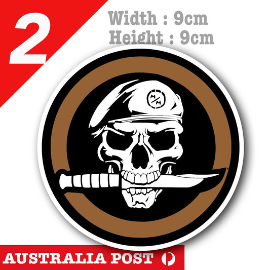 Motorcycle Helmet Metal MULISHA Skull Knife Helmet logo decal Stickers