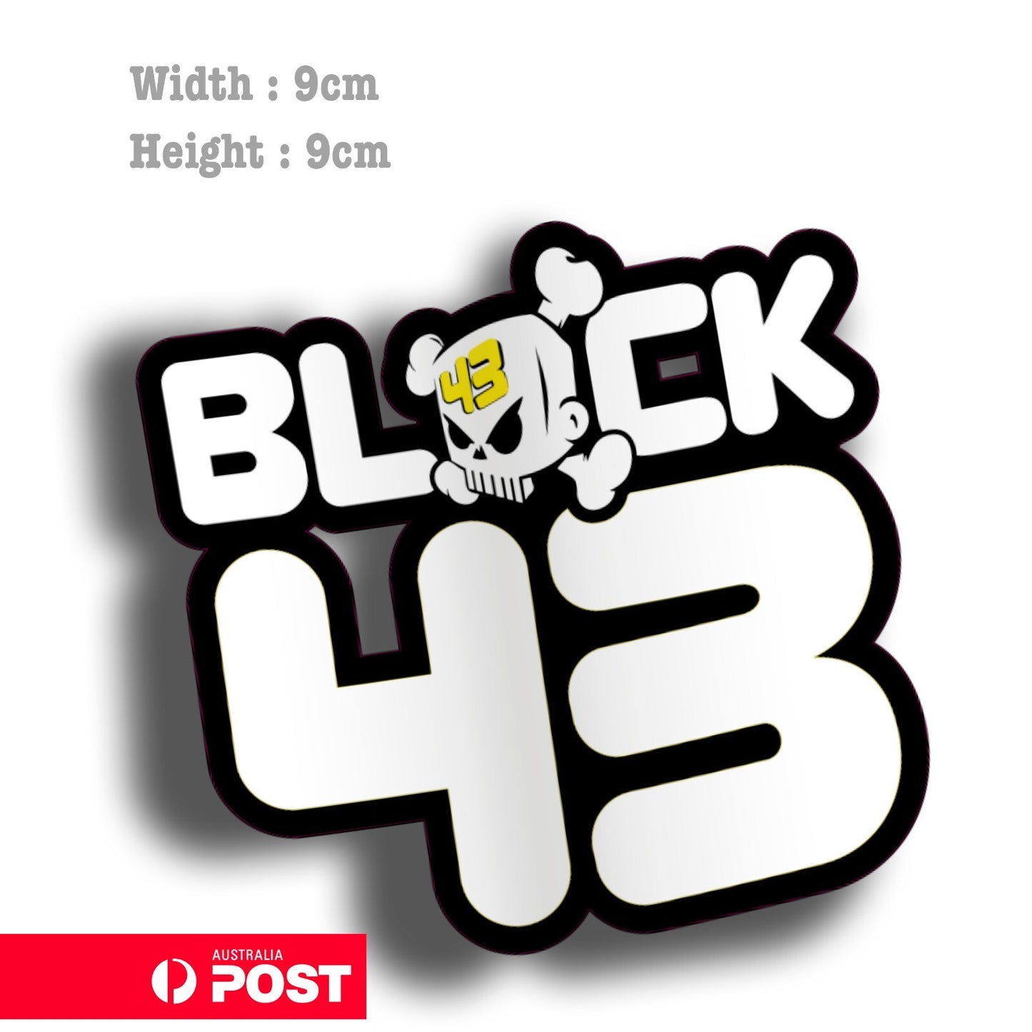 Ken Block 43 Ken Block Skull Logo EVO JDM DRIFT Laptop , Car  Decal Sticker 