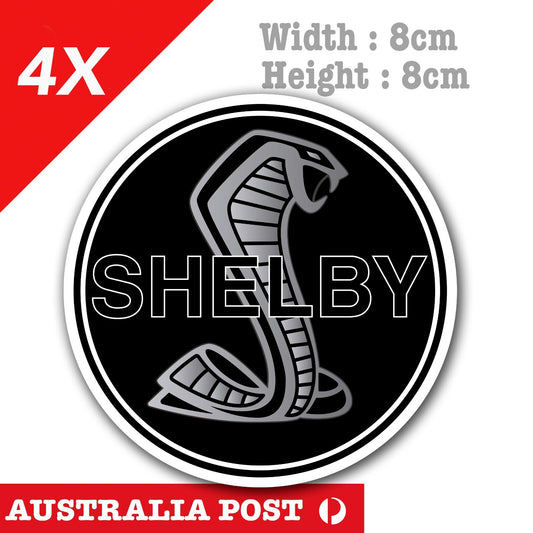 Ford Mustang Shelby Cobra GT500 Logo Decal Stickers