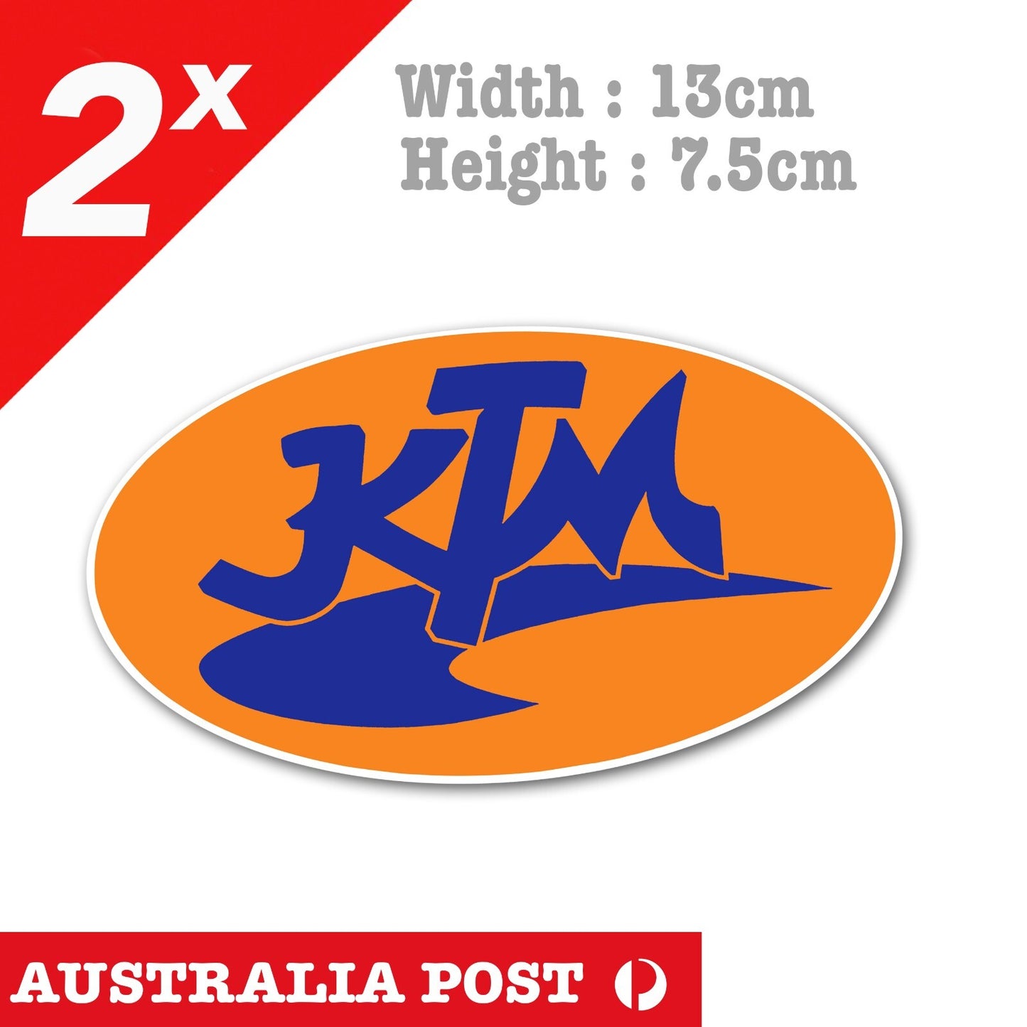 KTM Logo 1954 Garage, Truck, Ute, Laptop  Sticker