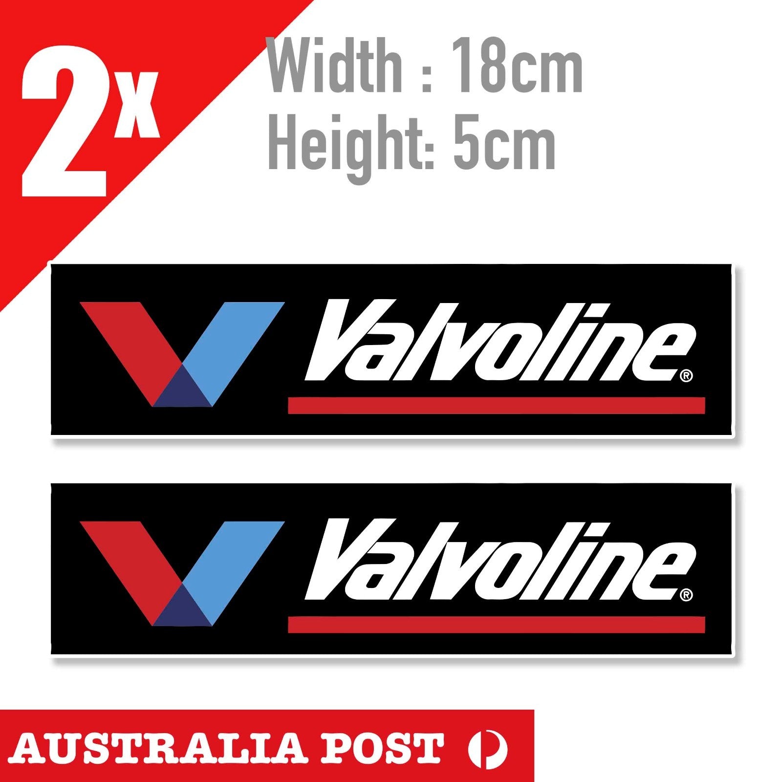 VALVOLINE MOTOR  OIL Logo  Banner Stickers