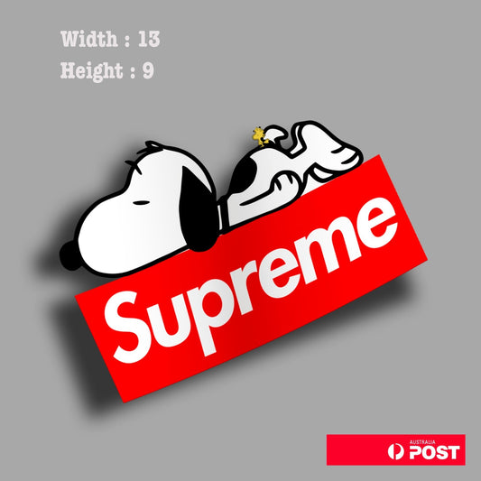 Snoopy Dog and Woodstock  Bird JDM  Laptop , Car  Decal Sticker