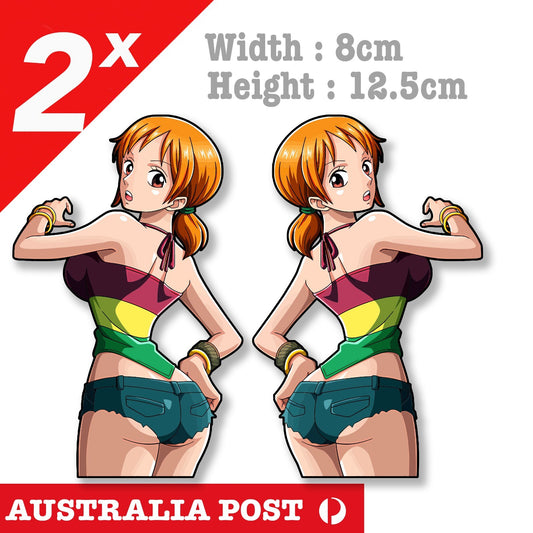 One Piece Nami, Nami Monkey D. Luffy Roronoa Zoro Sticker