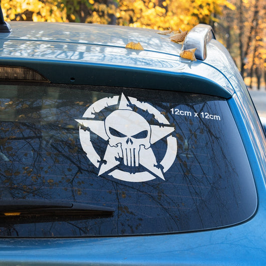 Punisher SKULL Jeep Window Sticker