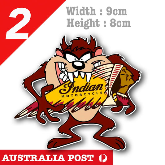 Tasmanian Devil, Taz the Devil, Looney Tunes Cartoon Character Car Logo  Sticker