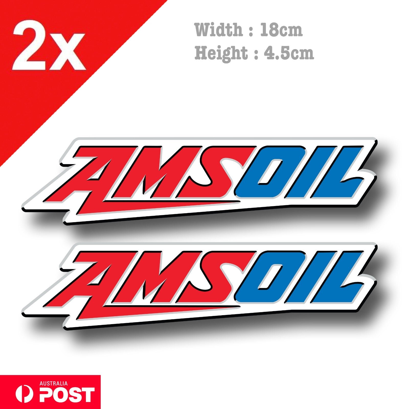 AMSOil American Synthetic Lubricant Logo Sticker