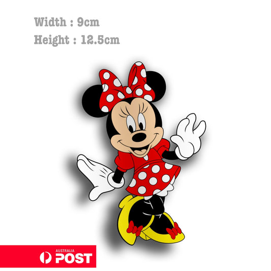 Minnie Mouse Mickey Mouse Funny animal Cartoo Laptop , Car  Vinyl  Sticker 
