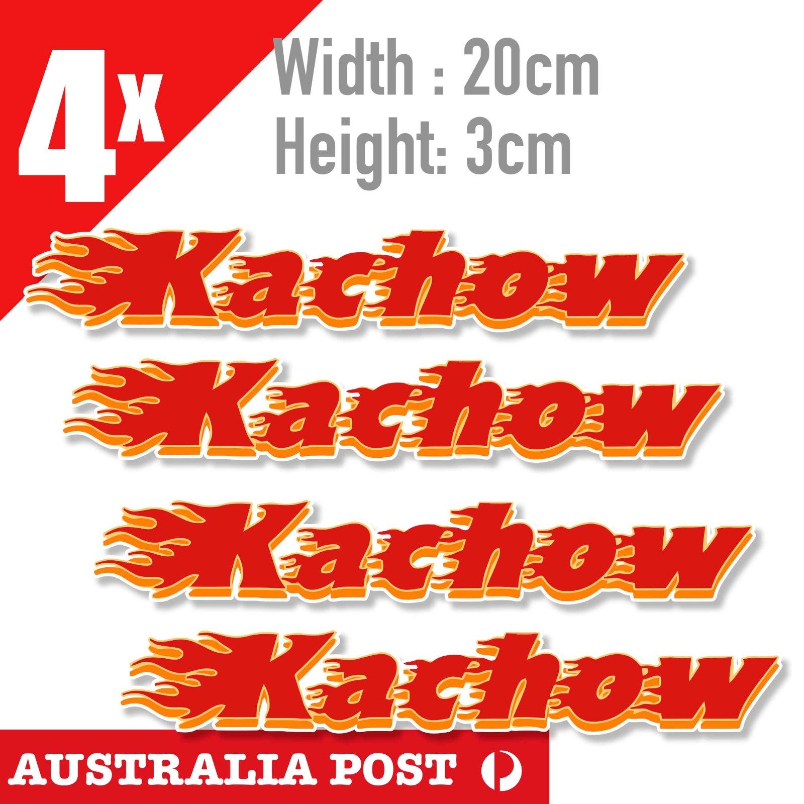 Disney Cars Lightning McQueen  KACHOE Banner Racing Laptop , Car Sticker