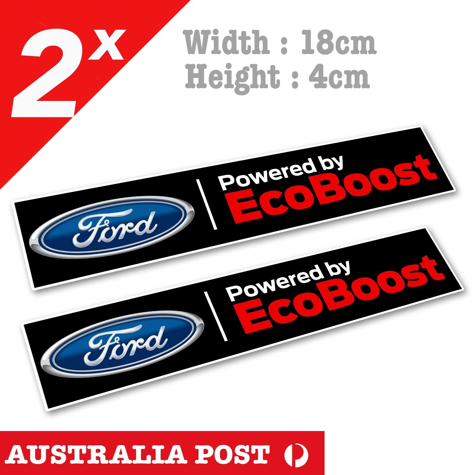 FORD ECOBOOST Logo Motorcraft banner  Decal Stickers