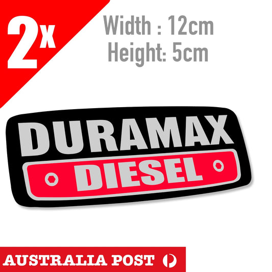 DURMAX Diesel  Logo  Laptop , Car  Vinyl  2x Sticker