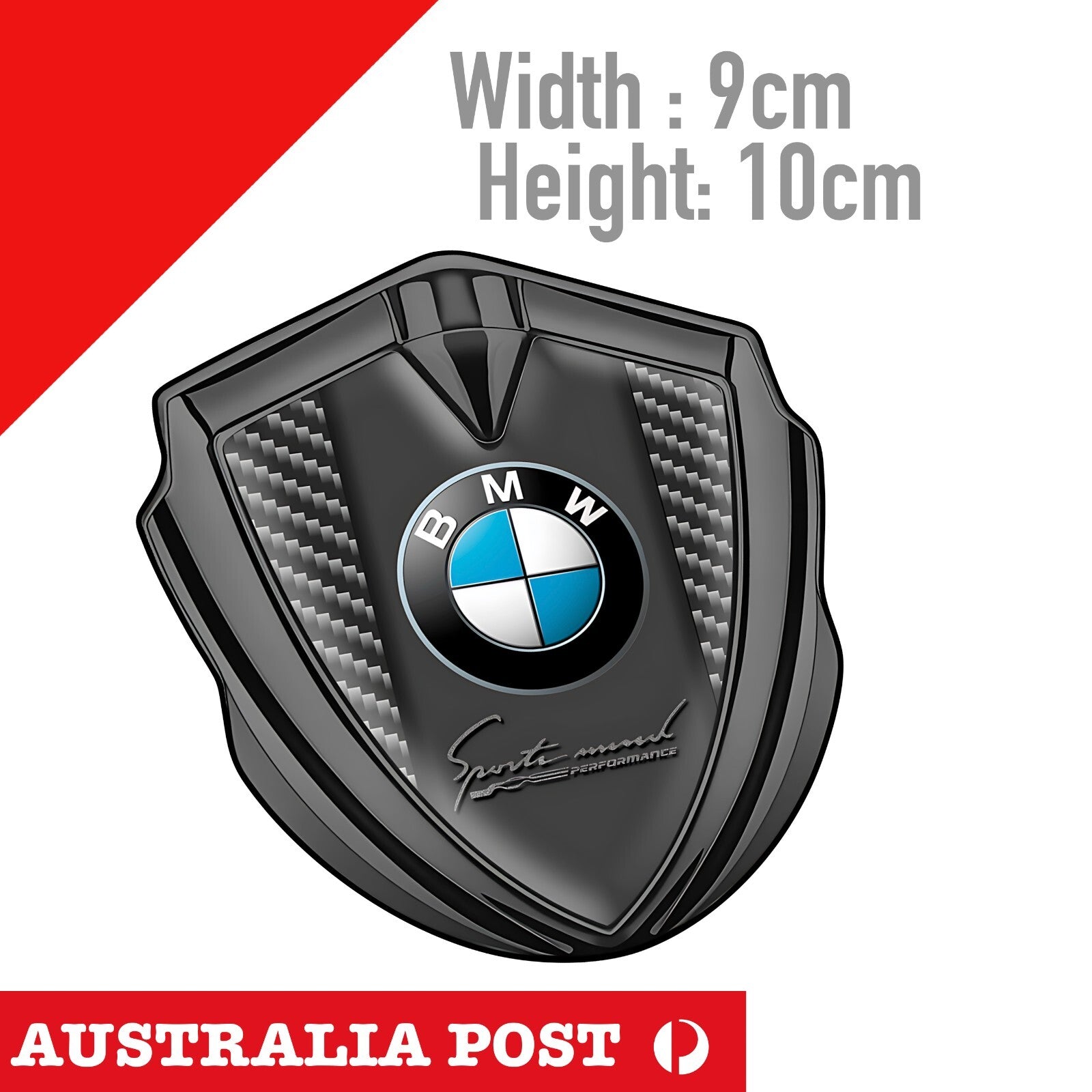 BMW Performance Carbon fiber Badge Sticker
