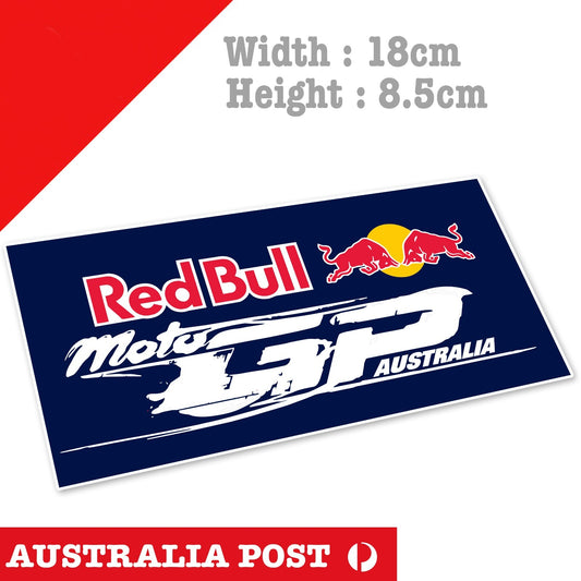 Red Bull Logo MOTOGP Australia - Energy Drink Decal Sticker
