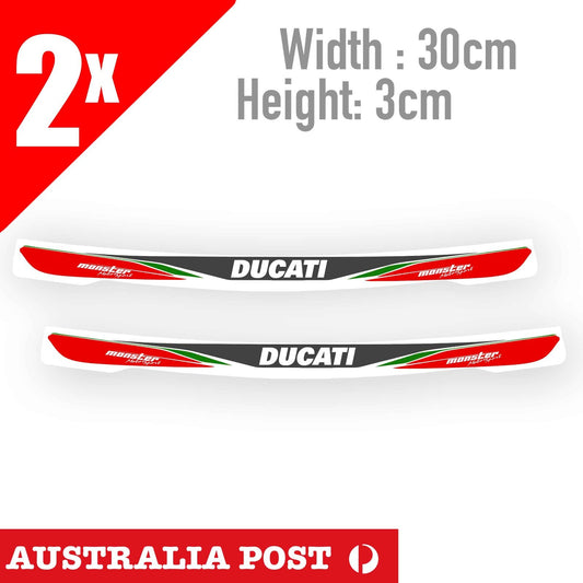 DUCATI  Motorcycle Helmet Visor - Motorcycle Helemt Sticker