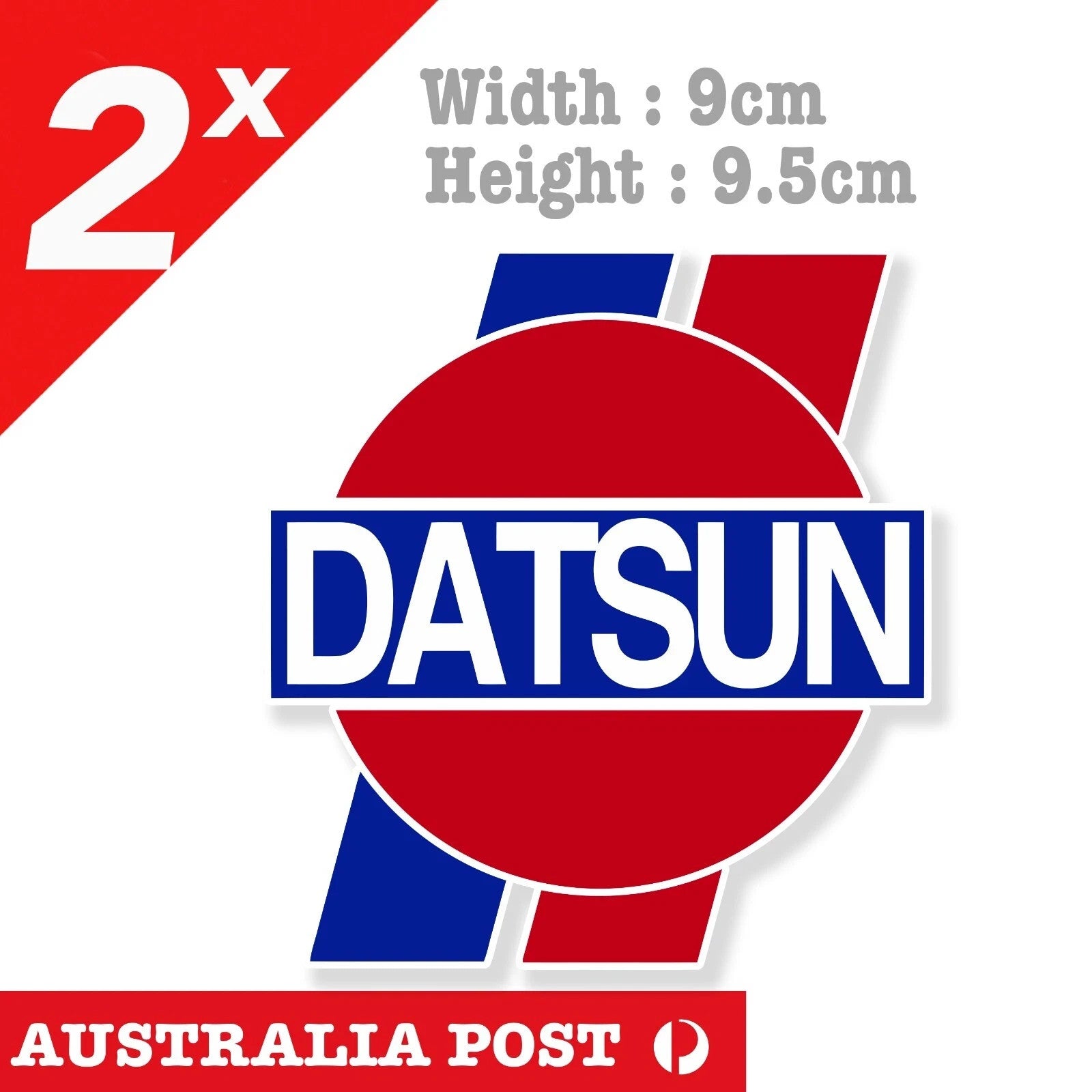 Datsun Logo Vintage Old, Racing, Laptop , Car Decal Sticker
