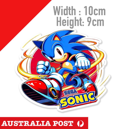 Sonic The Head hog Fire Arcade Game SEGA  Sticker